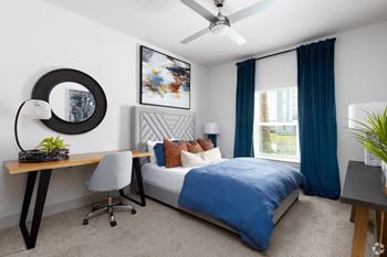 Bedroom with cozy bed at Century Vista Palms, Florida